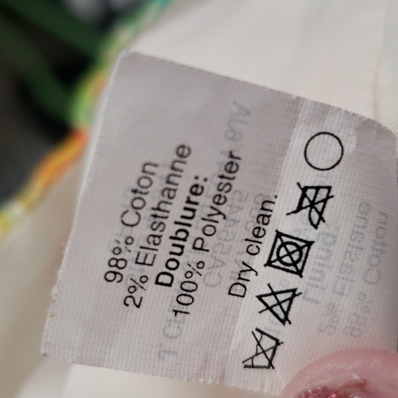 J Crew Liberty Art Fabrics Skirt Stunning Floral Colors Pockets Zip Yellow SZ 0 - Picture 10 of 13